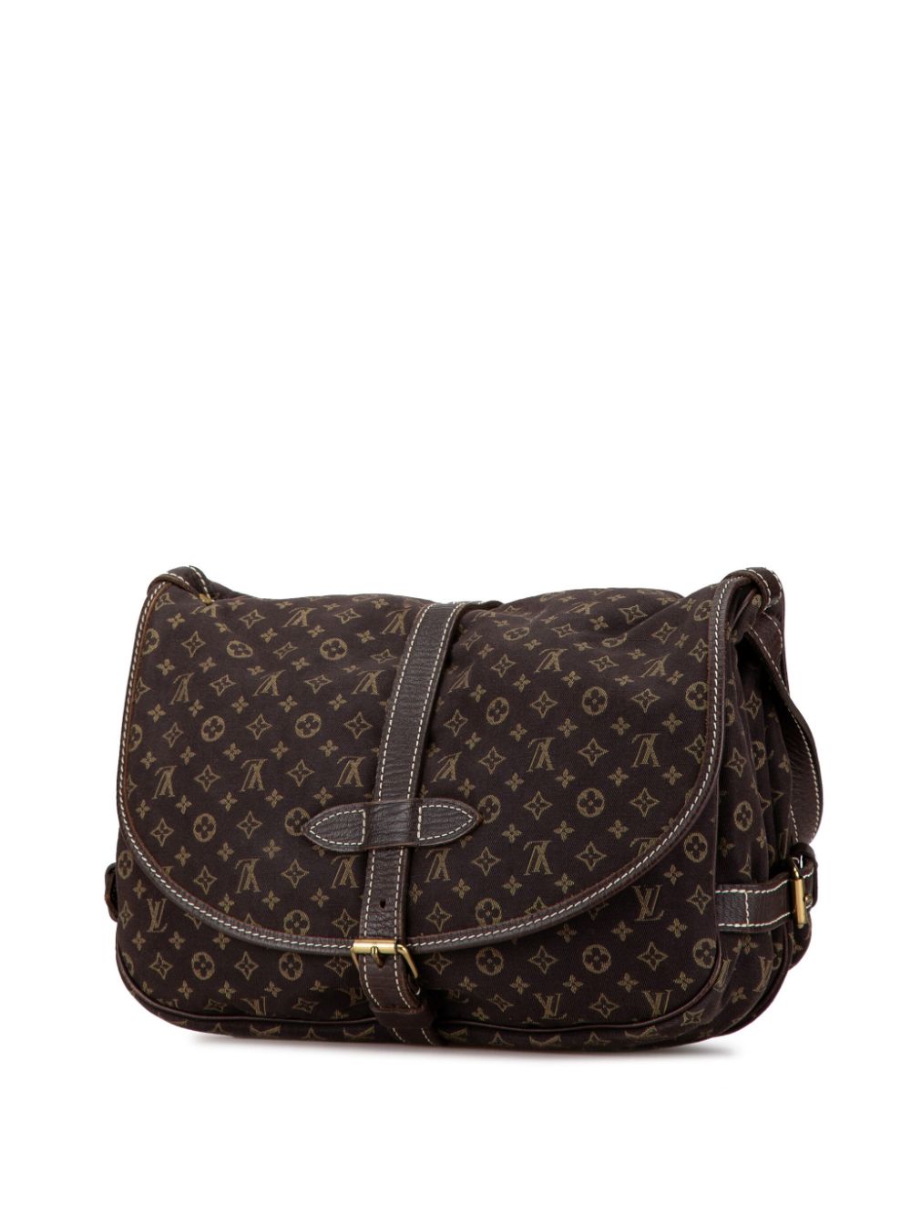 Louis Vuitton Pre-Owned 2006 Monogram Mini Lin Saumur 30 crossbody bag - Bruin