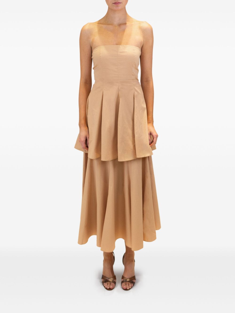 AZEEZA Soren maxi skirt - Beige