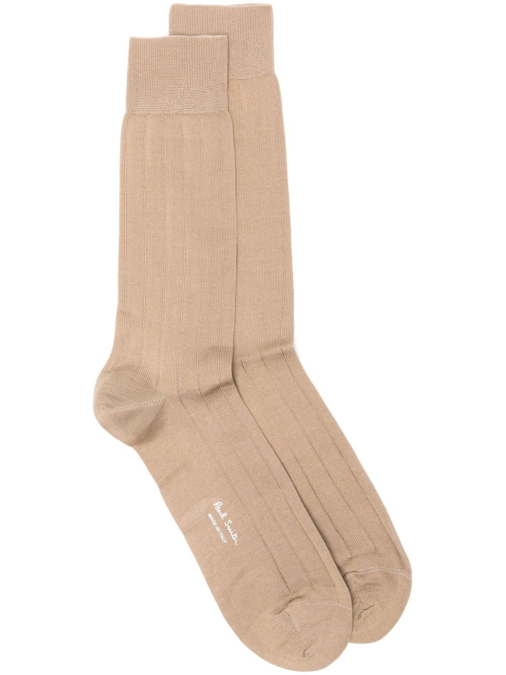 wide-ribbed socks