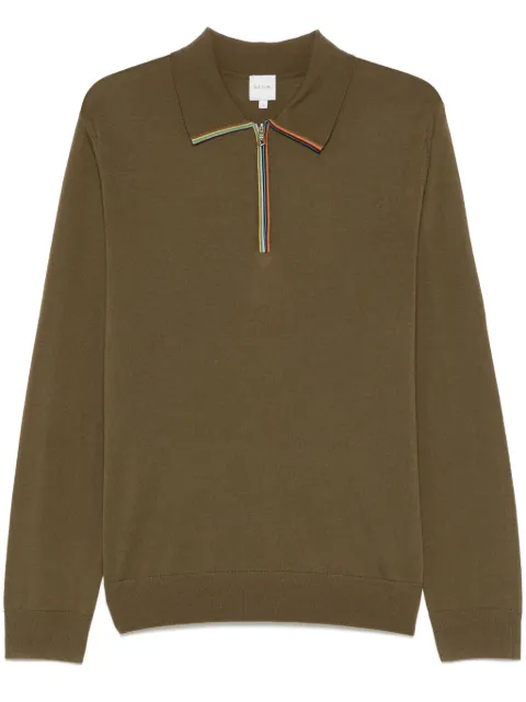 Paul Smith Artist-stripe detailed polo shirt