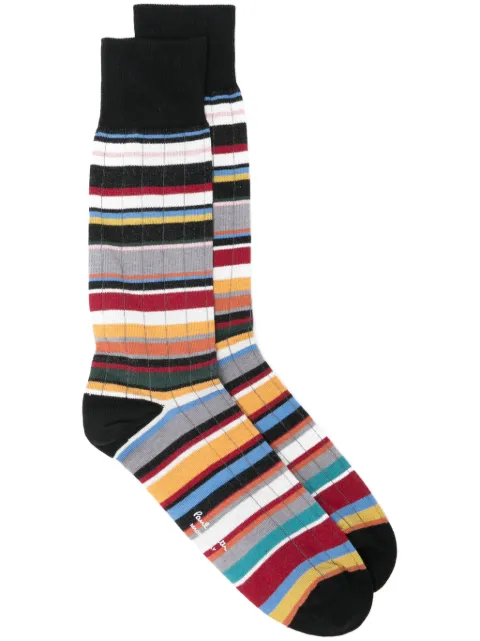 Paul Smith Signature Stripe ribbed socks