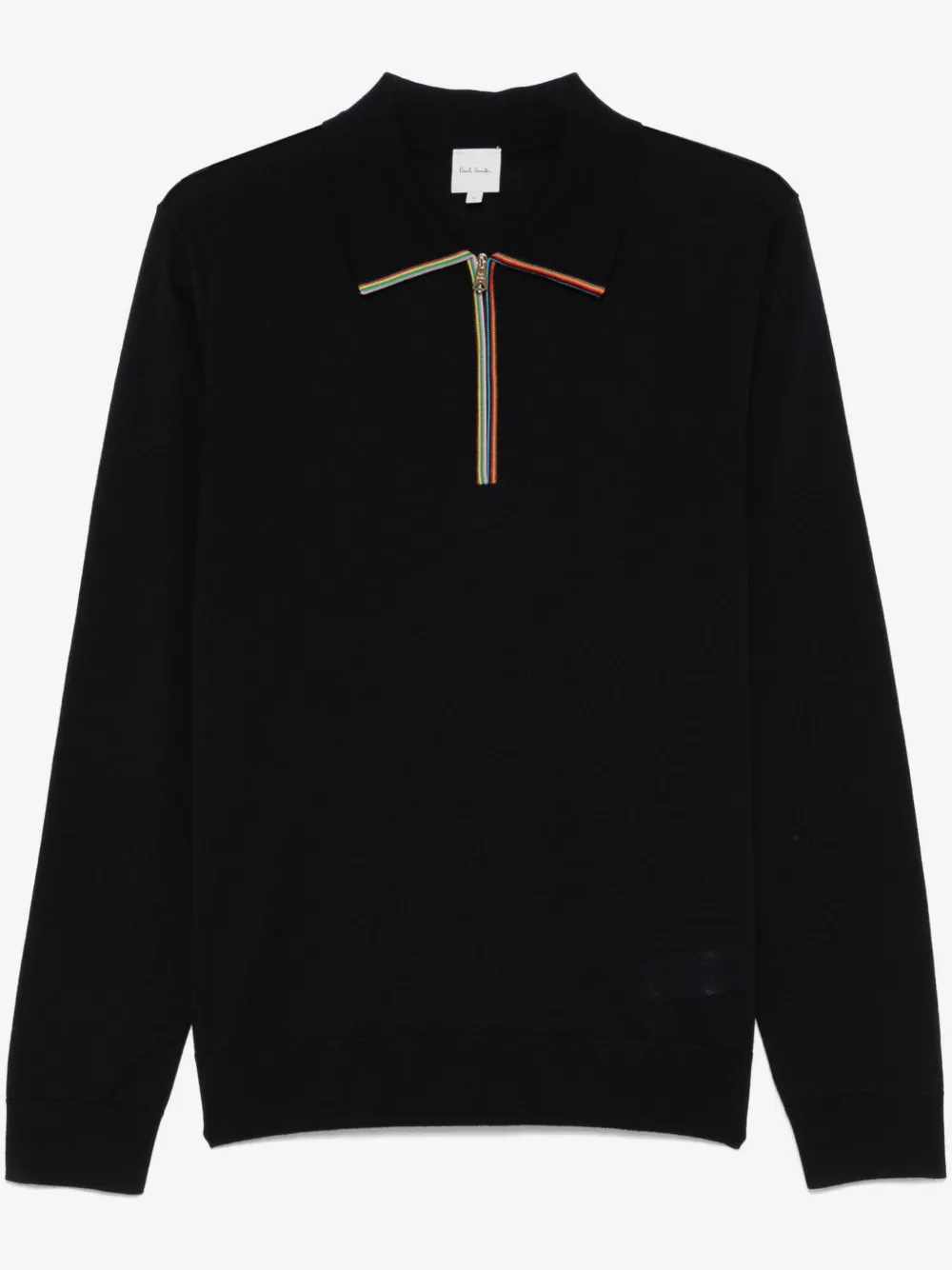 Paul Smith Artist-stripe detailed polo shirt | Blue | Image 1