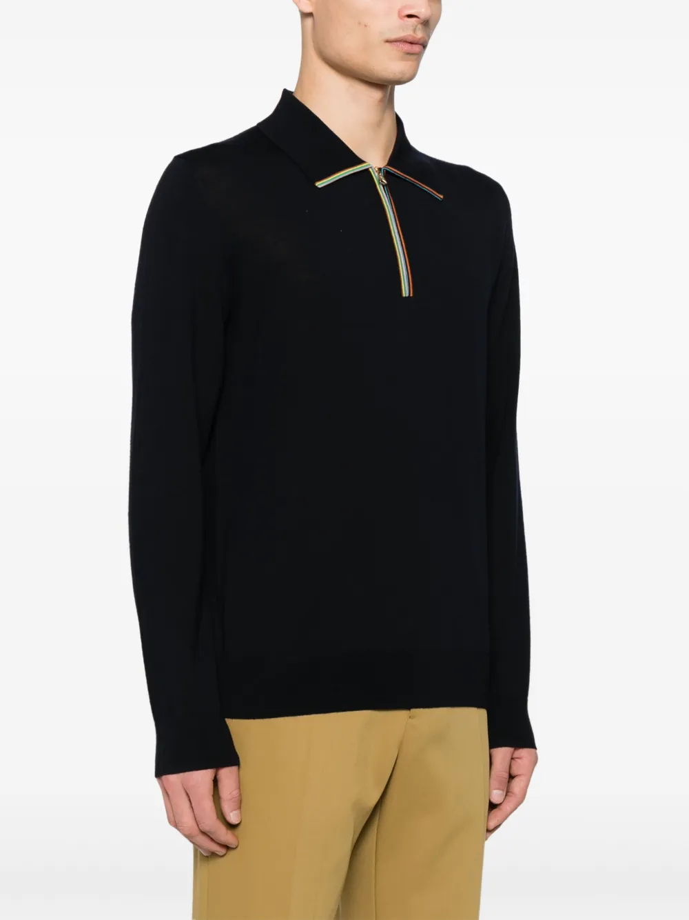 Paul Smith Poloshirt met Artist streep Blauw