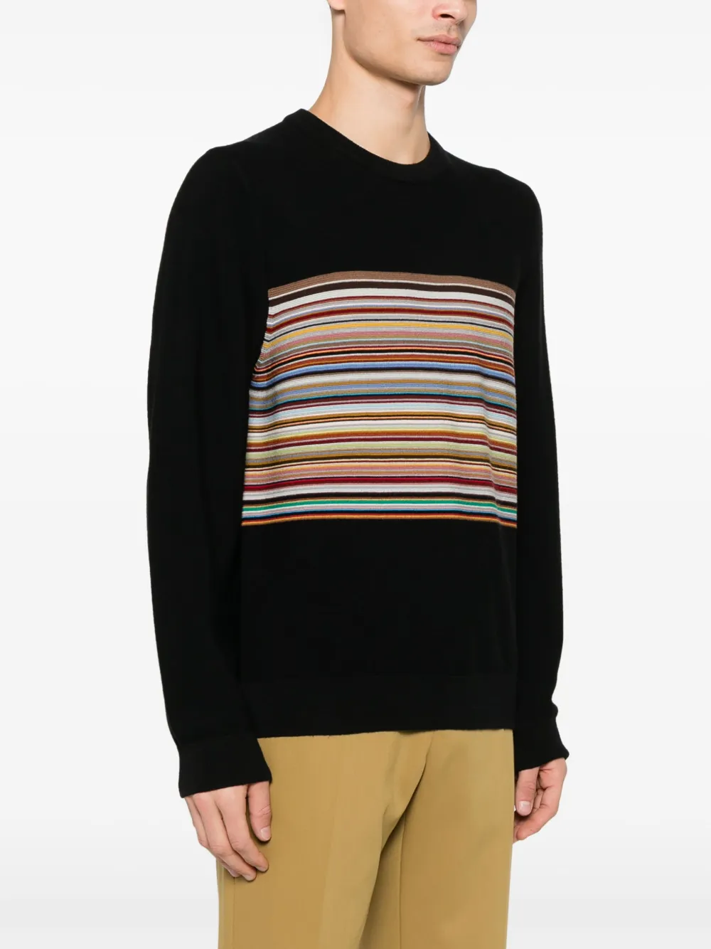 PAUL SMITH ARTIST-STRIPE SWEATER