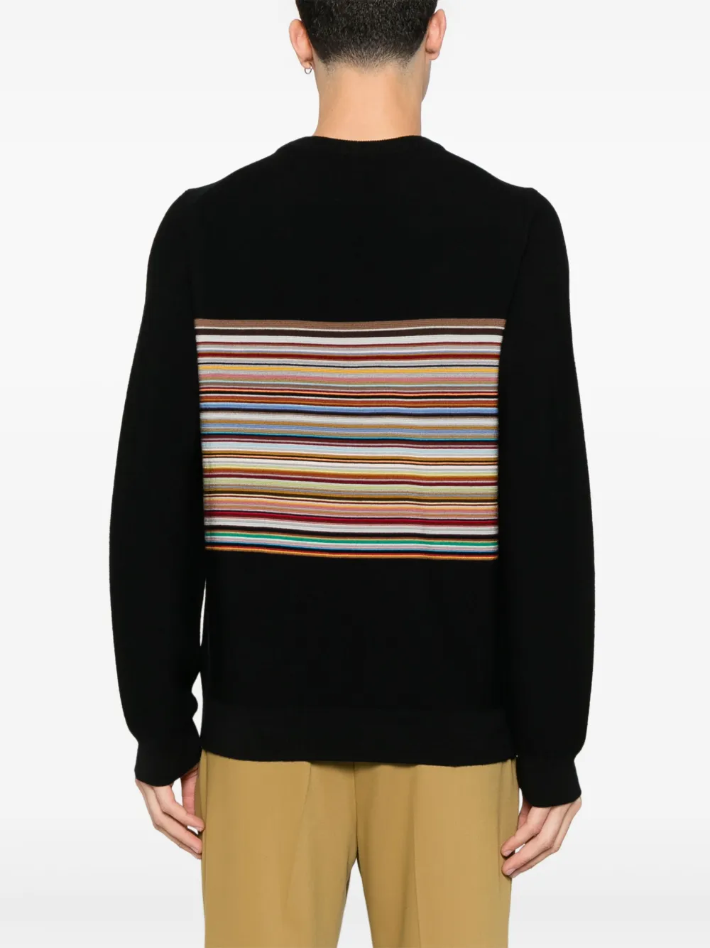 PAUL SMITH ARTIST-STRIPE SWEATER