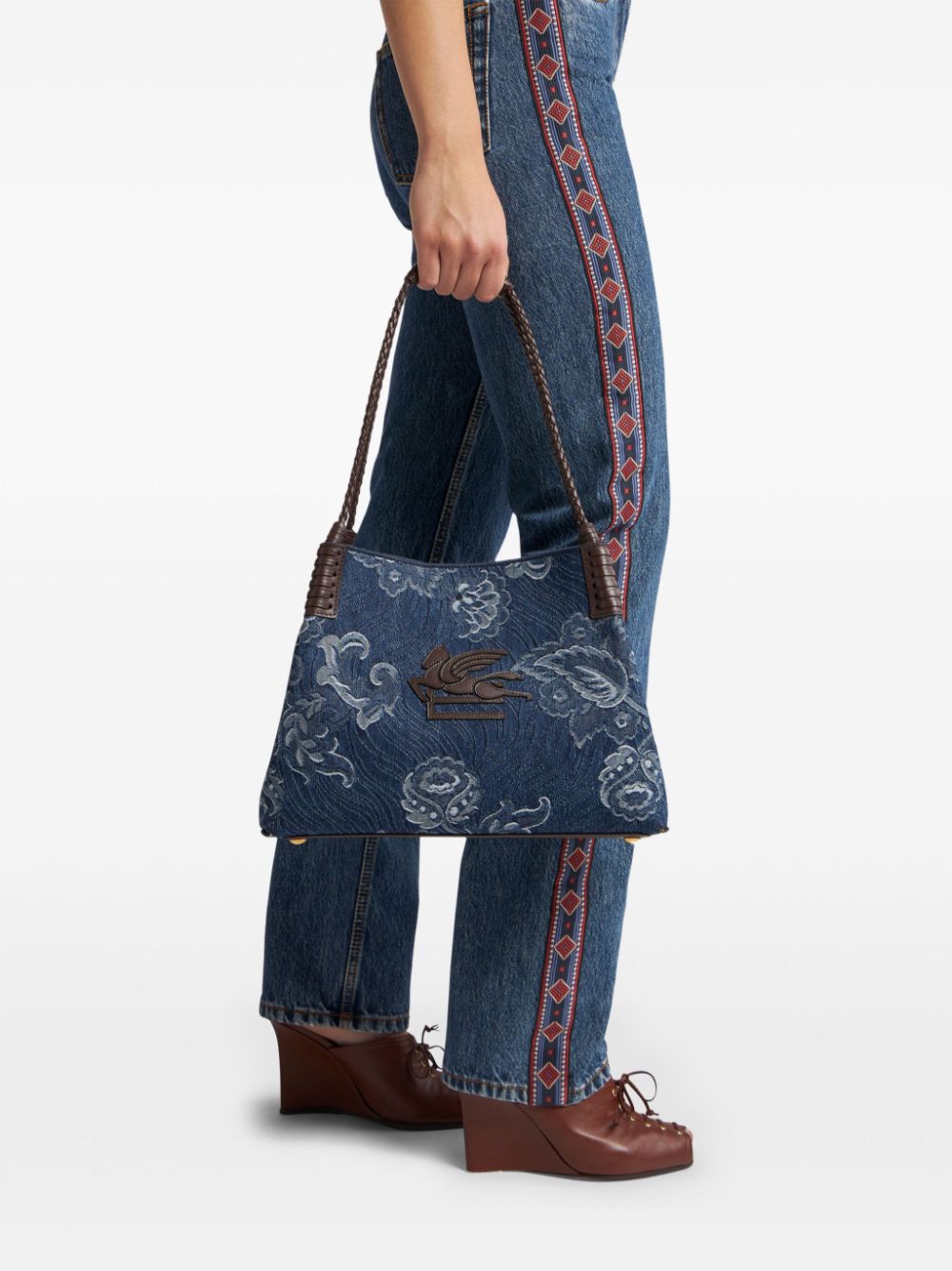 ETRO small Libra tote bag - Blauw