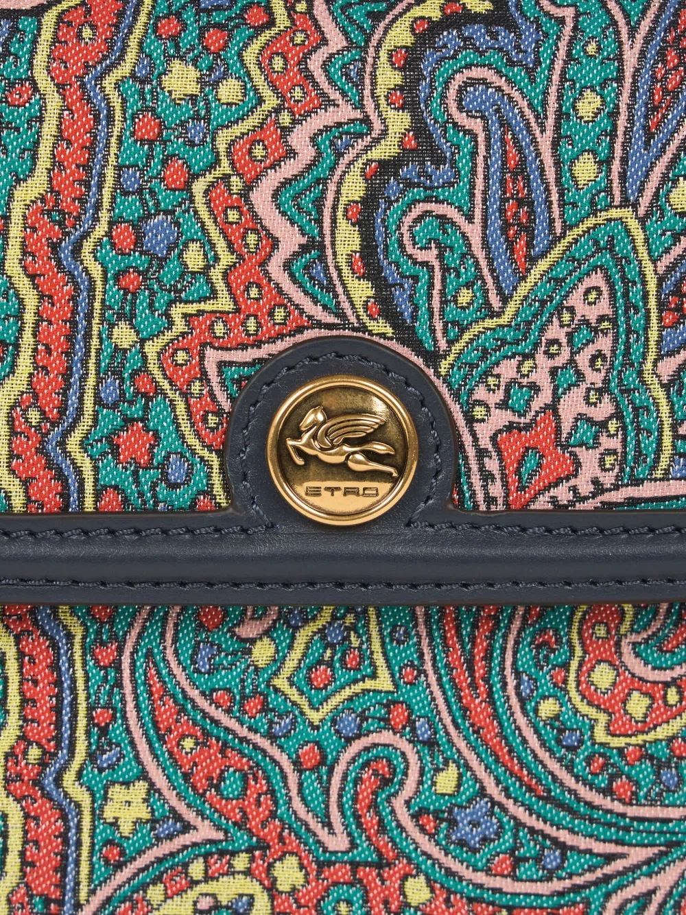 ETRO Kleine crossbodytas met paisley-patroon Blauw