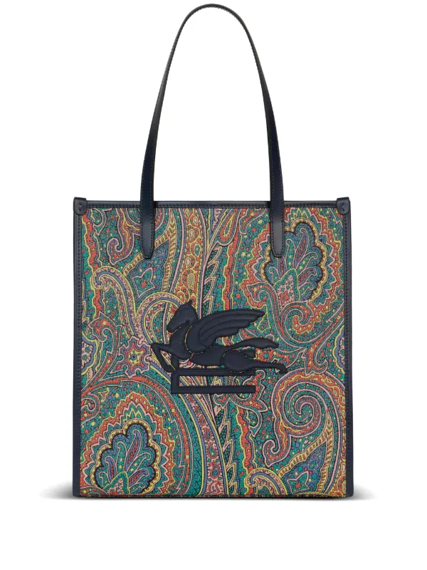 エトロ☆MEDIUM LOVE TROTTER トートバッグ ETRO Medium Love Trotter Tote Bag | Blue | FARFETCH JO