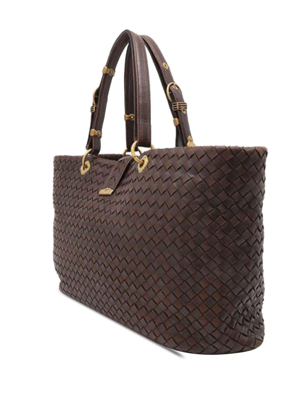 Bottega Veneta Pre-Owned 2010-2024 Large Nappa Intrecciato Capri tote bag - Bruin