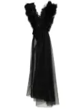 Alchemy x Lia Aram tulle bodysuit - Black