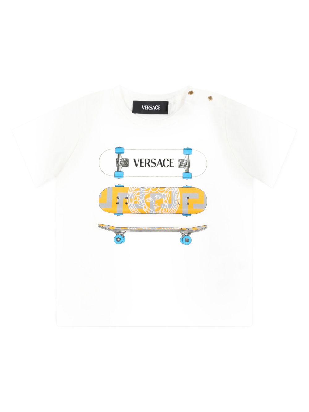 Versace Kids Skater T-shirt - White