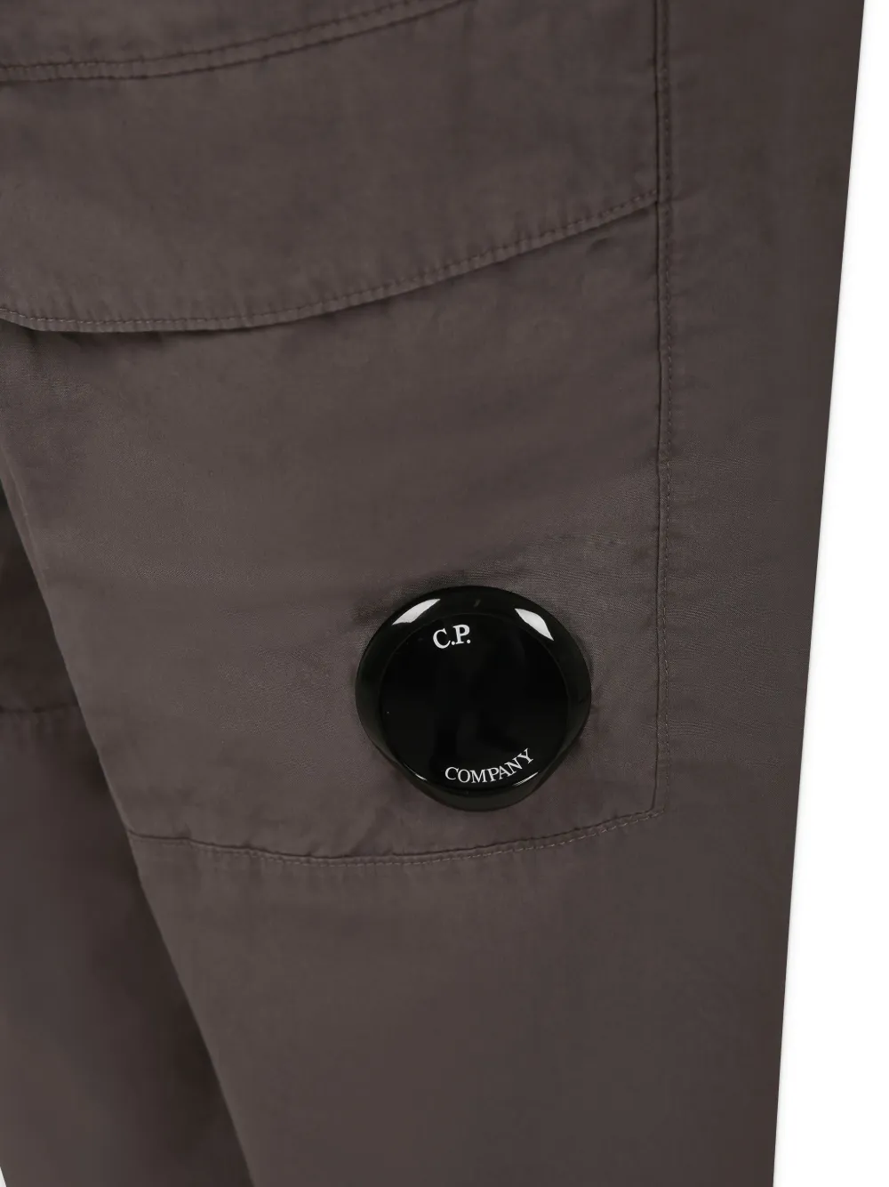 C.P. Company Kids Trainingsbroek met lensdetail Grijs