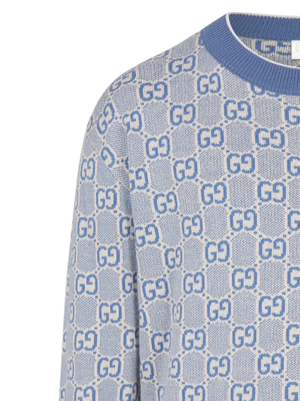 Gucci Kids GG katoenen trui Blauw