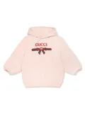 Gucci Kids logo-print hoodie - Pink