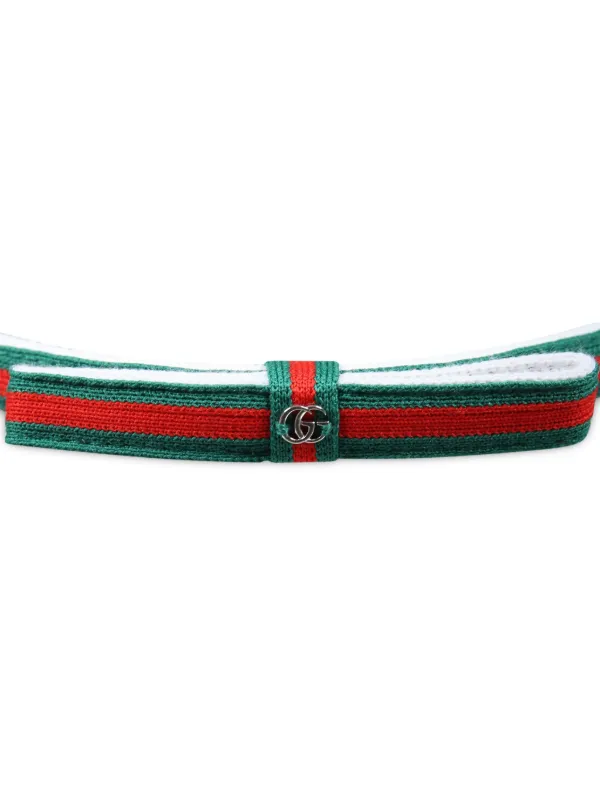 Gucci web stripe elastic headband ?️ Authentic GUCCI LOGO STRIPE WEB Elastic HEADBAND and  main image 2