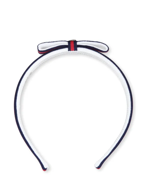 Stripped Gucci headband Gucci Beige Logo Stripe Sports Headband & Wristbands Set M  main image 3