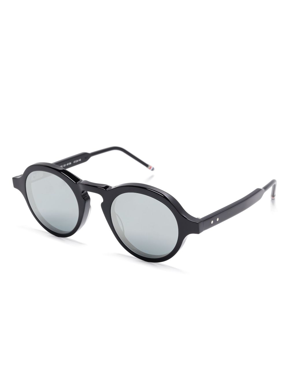 Thom Browne Eyewear round-frame sunglasses - Zwart