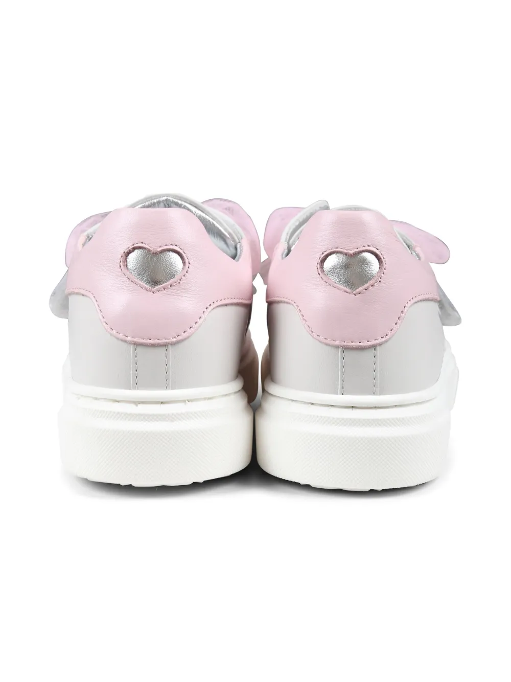 Monnalisa Sneakers met logo van stras Wit