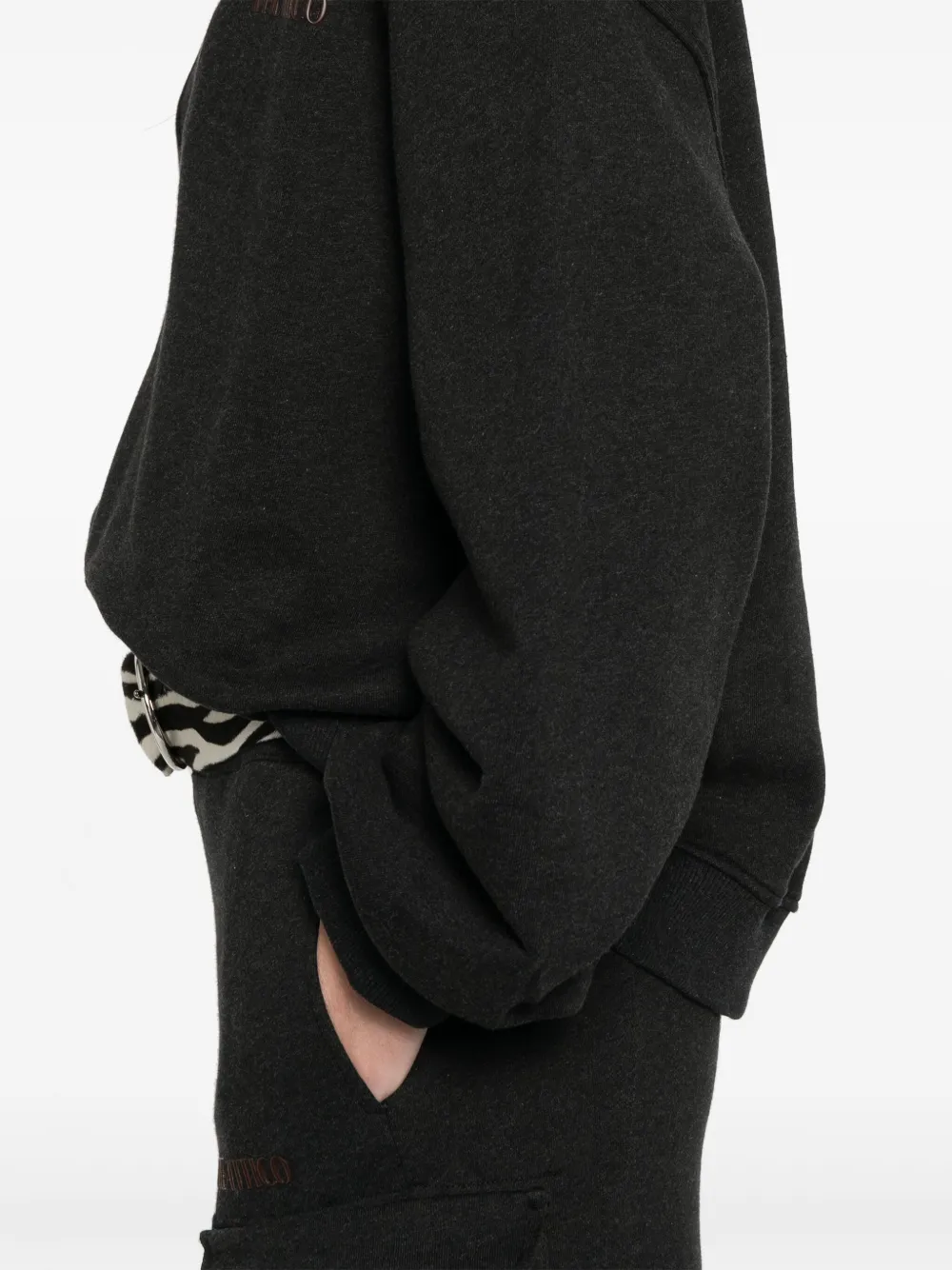 The Attico Sweater met vervaagd effect Zwart