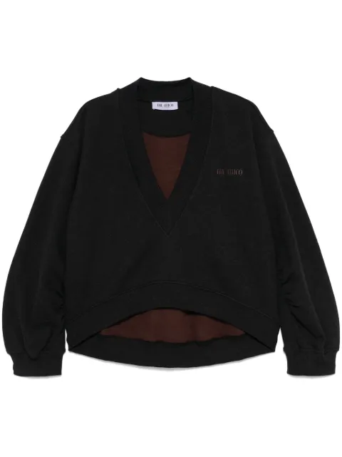 The Attico sudadera con efecto degradado