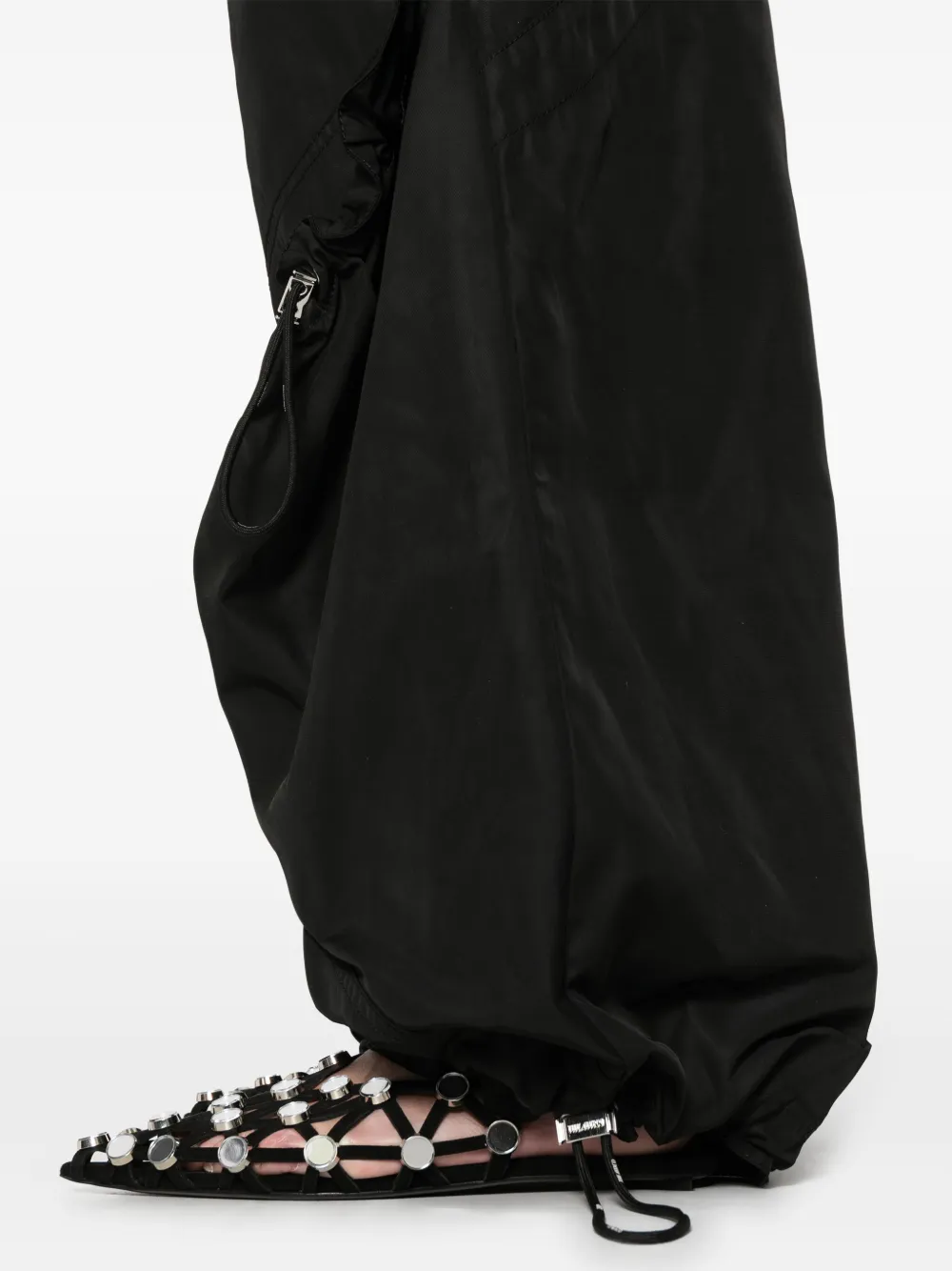 The Attico Lange broek Zwart
