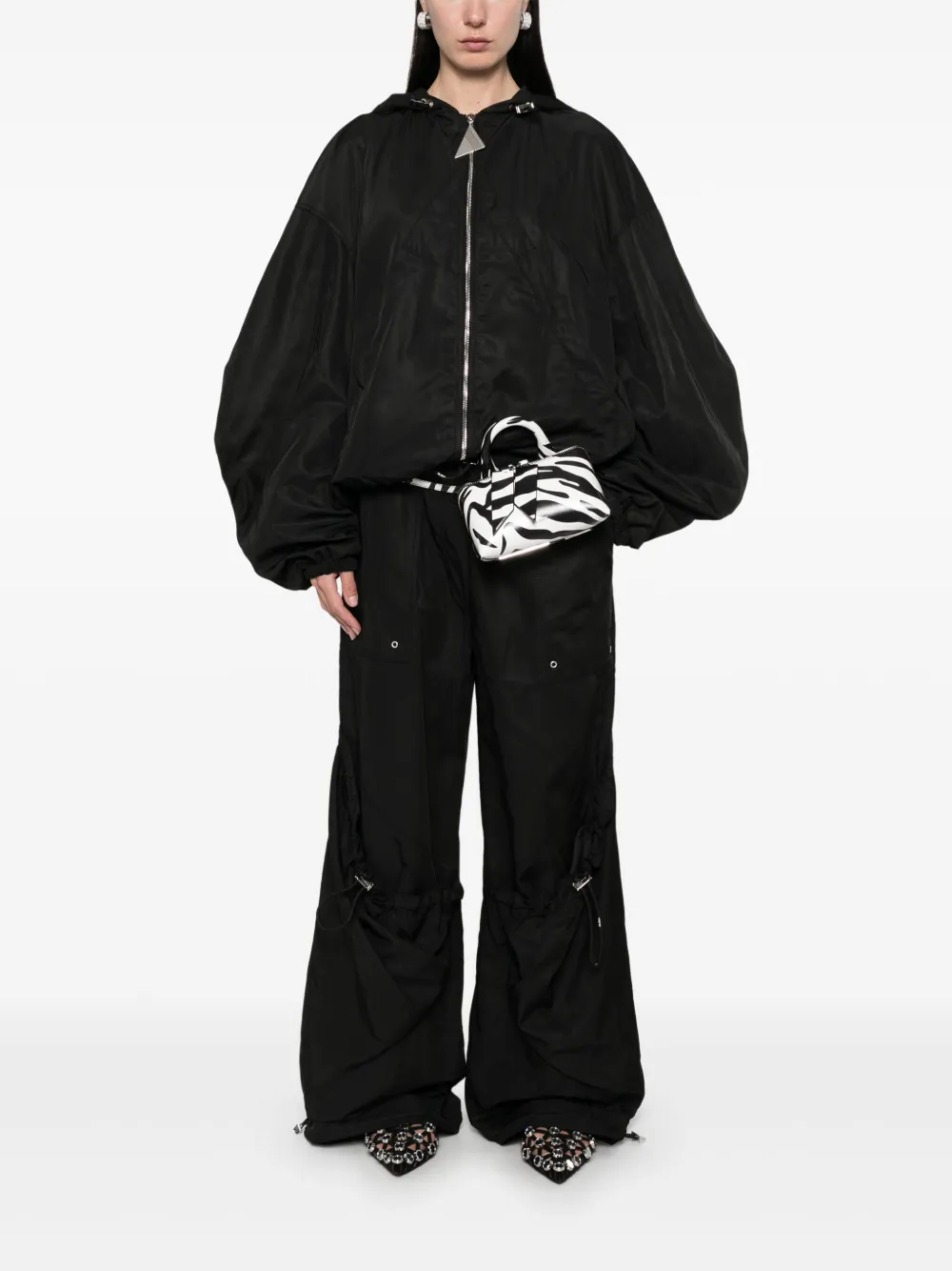 The Attico Lange broek - Zwart