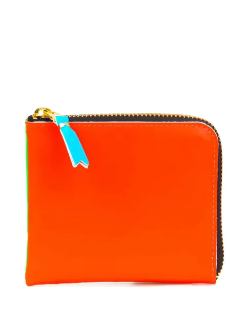 Comme Des Garçons Wallet Super Fluo zip-around wallet