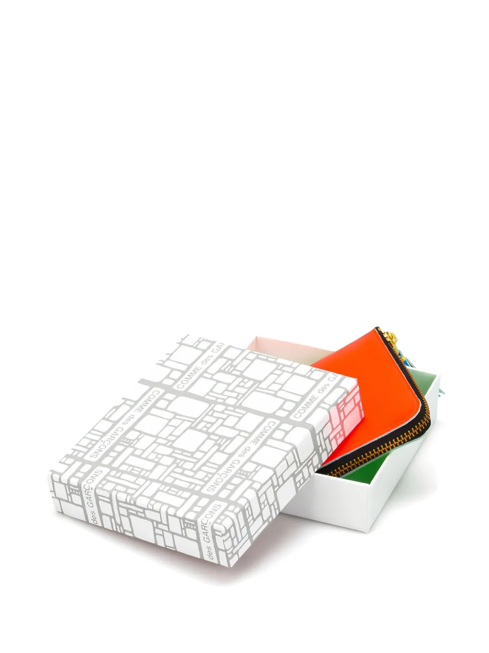 COMME DES GARÇONS SUPER FLUO ZIP-AROUND WALLET 