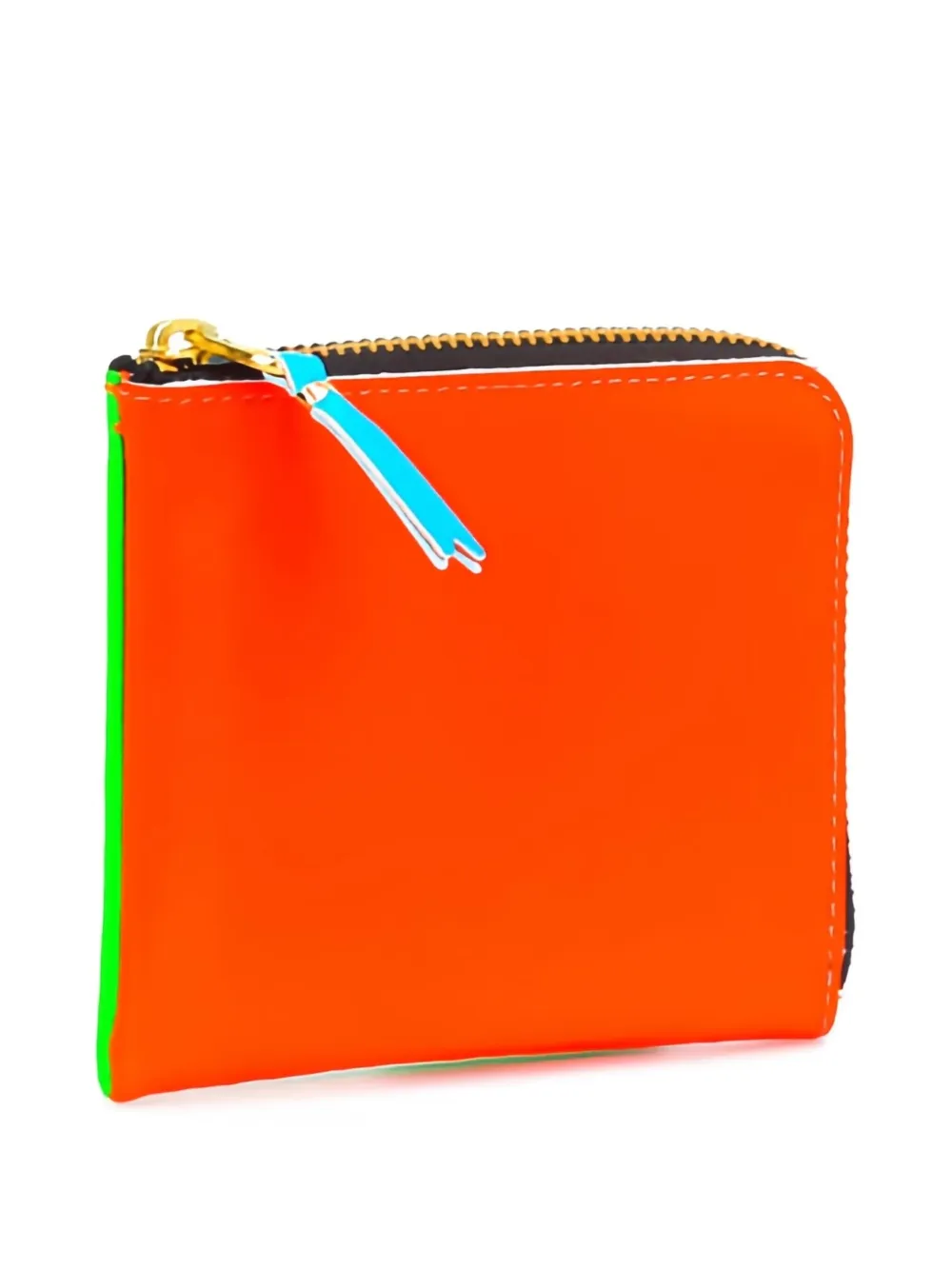 COMME DES GARÇONS SUPER FLUO ZIP-AROUND WALLET 