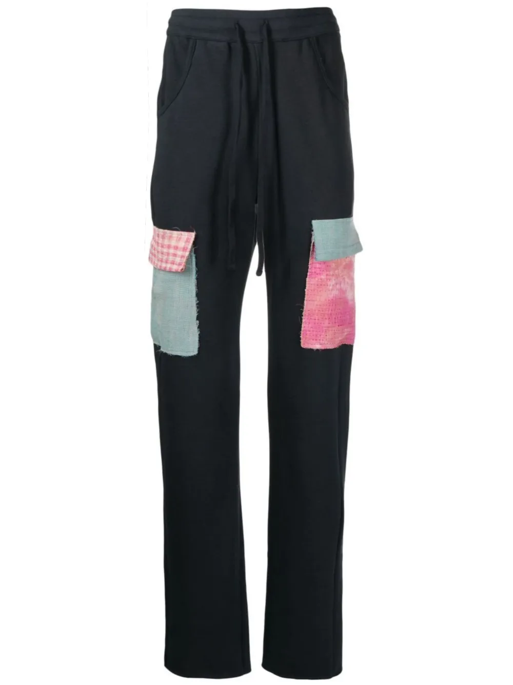 Alchemist flap-pocket track pants – Black