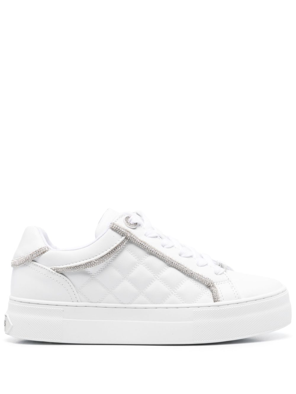 GUESS USA rhinestone-embellished sneakers White