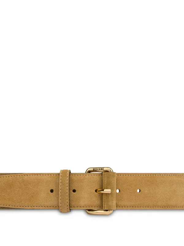 MOSCHINO ベルト Moschino Suede Belt | Neutrals | FARFETCH