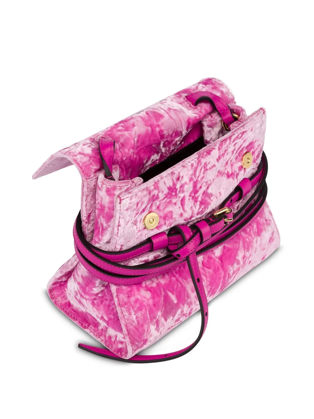 Moschino Shopper met ceintuur Roze
