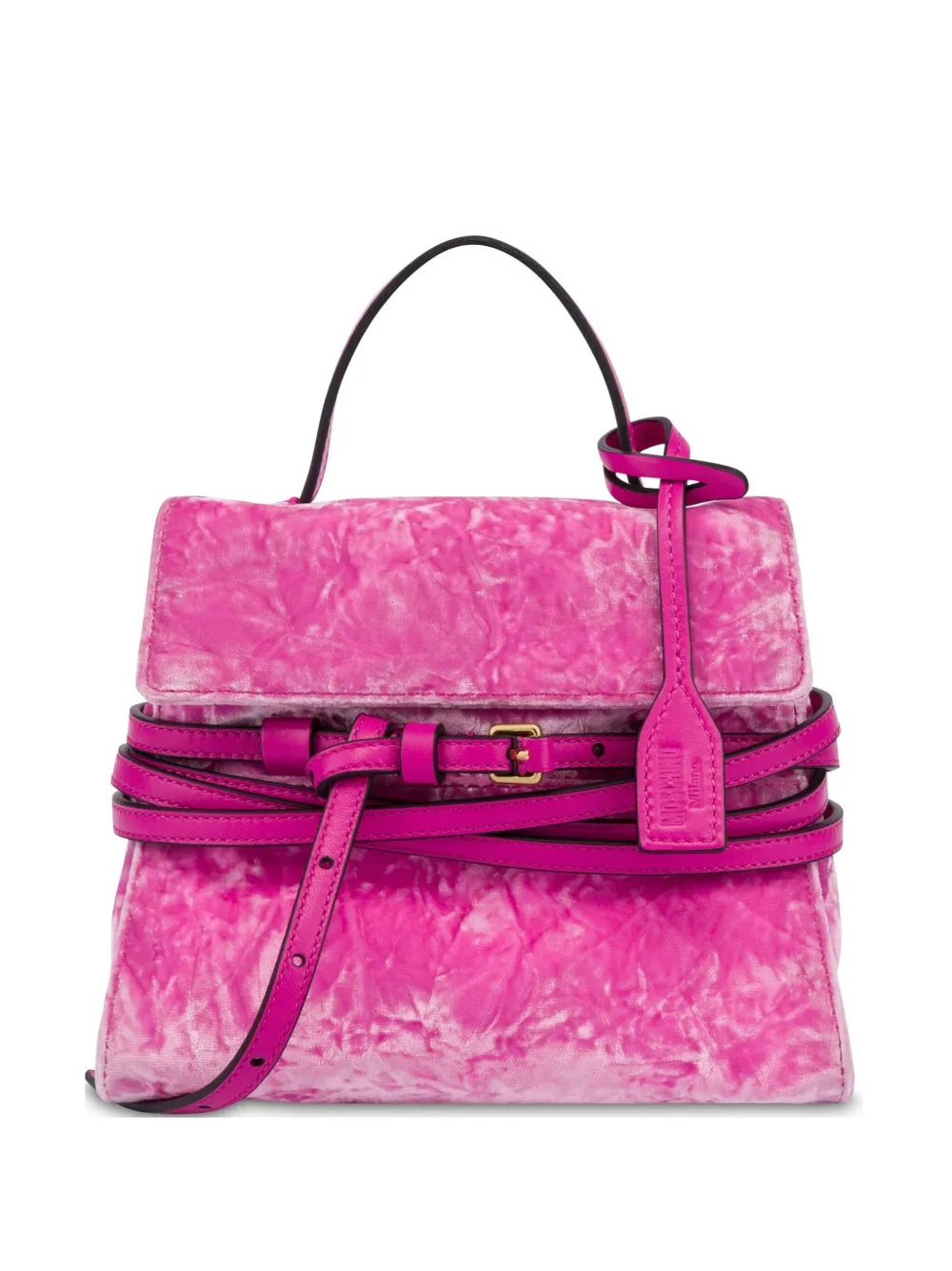 Moschino Shopper met ceintuur Roze