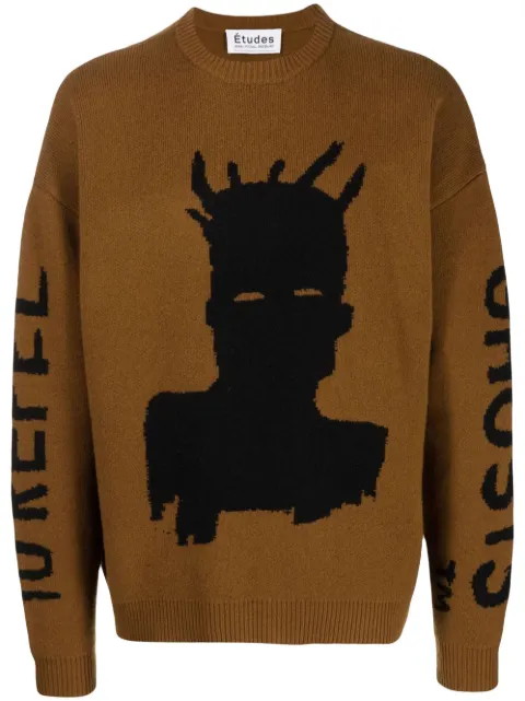 Études Studio graphic-print sweater