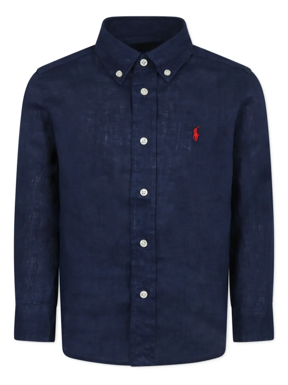 POLO RALPH LAUREN KIDS linen shirt | Blue | Image 1