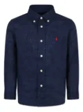 POLO RALPH LAUREN KIDS linen shirt - Blue