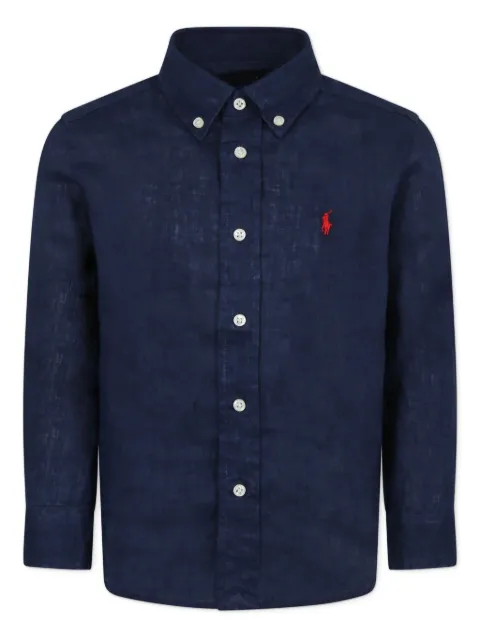 POLO RALPH LAUREN KIDS linen shirt