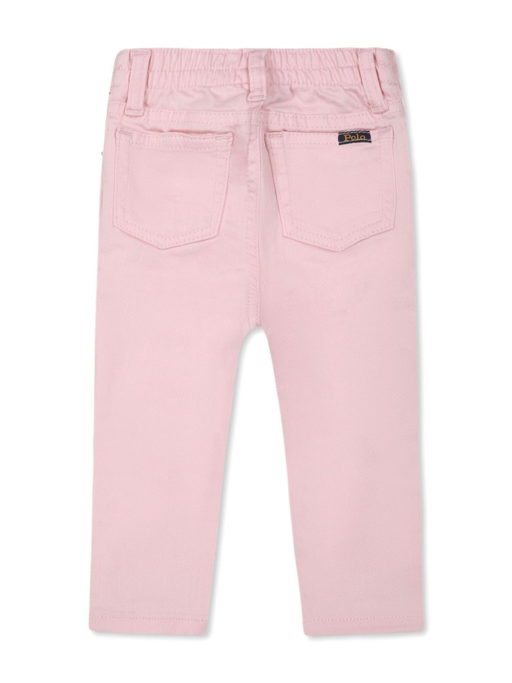 POLO RALPH LAUREN KIDS logo-appliqué jeans - Roze