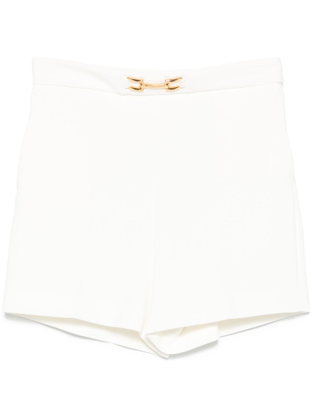 Elisabetta Franchi horsebit-detail shorts - White