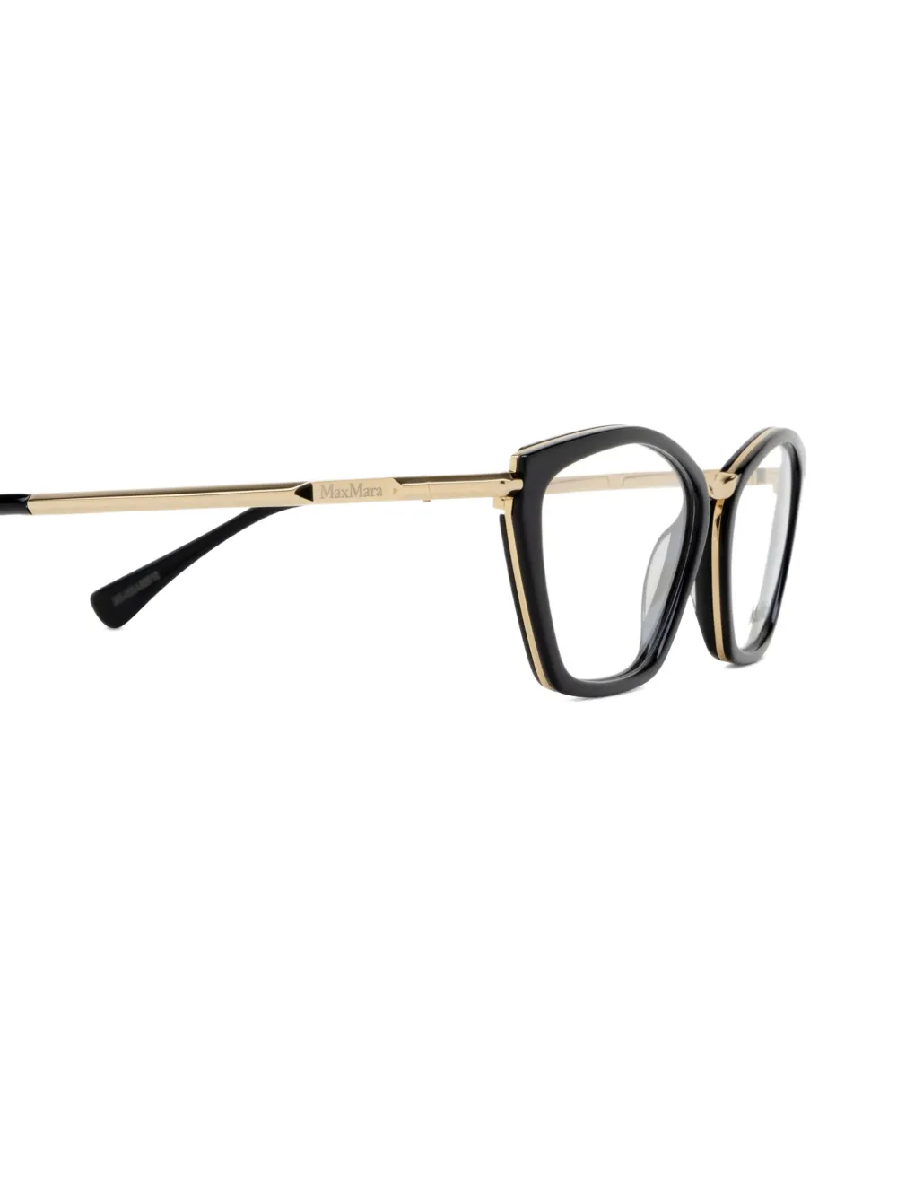 Max Mara Eyewear MM5152 bril met cat-eye montuur Goud