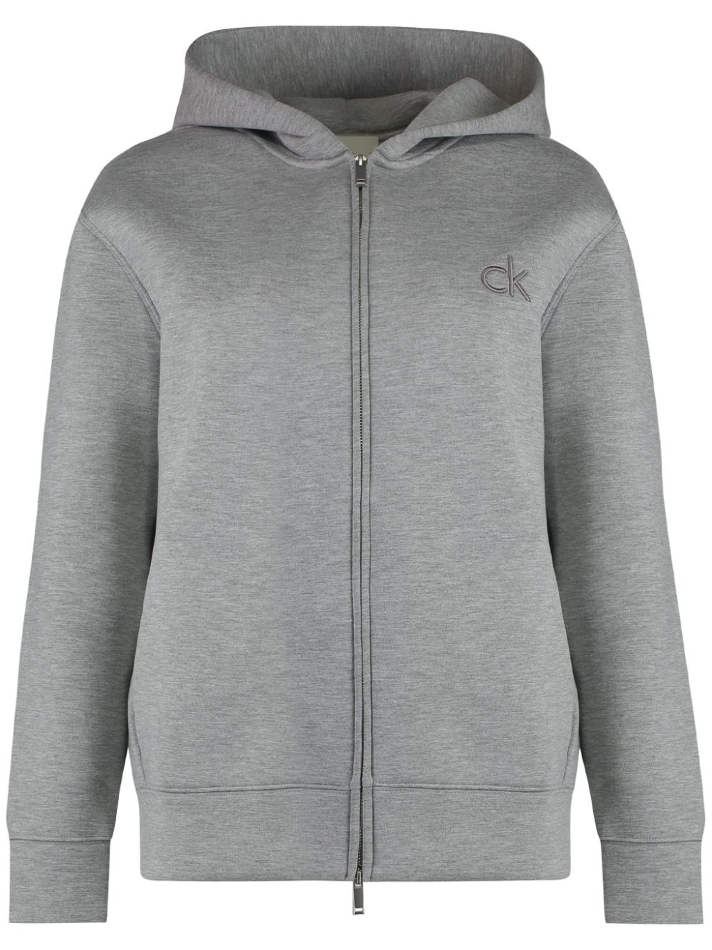 Calvin Klein zipped hoodie - Grey