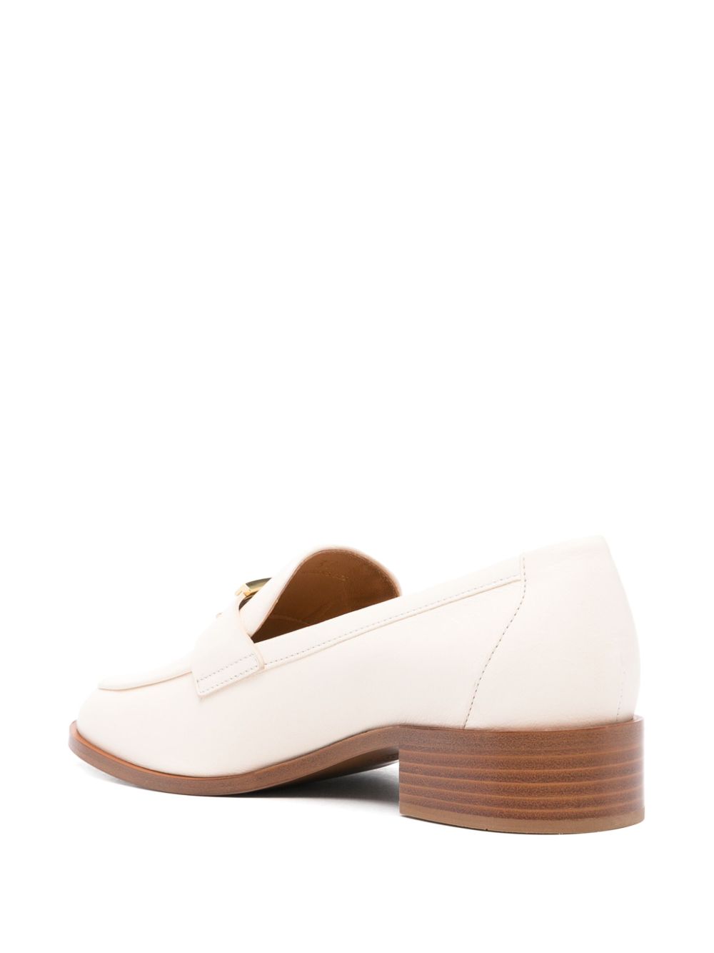 Tod's leather loafers White