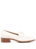 Tod's leather loafers - White