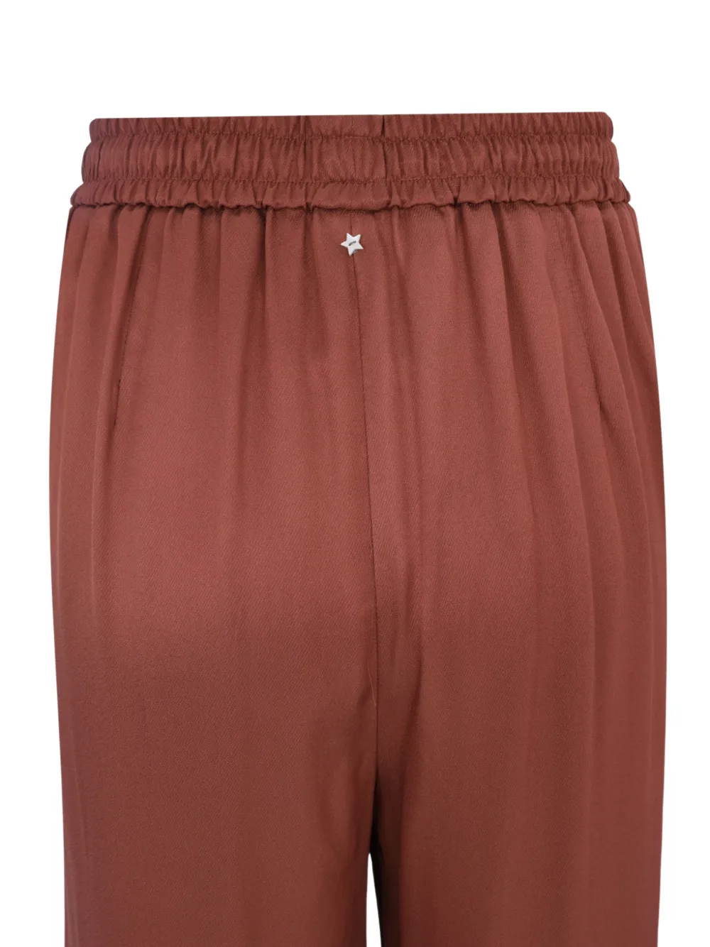 Lorena Antoniazzi drawstring-waist trousers - Bruin