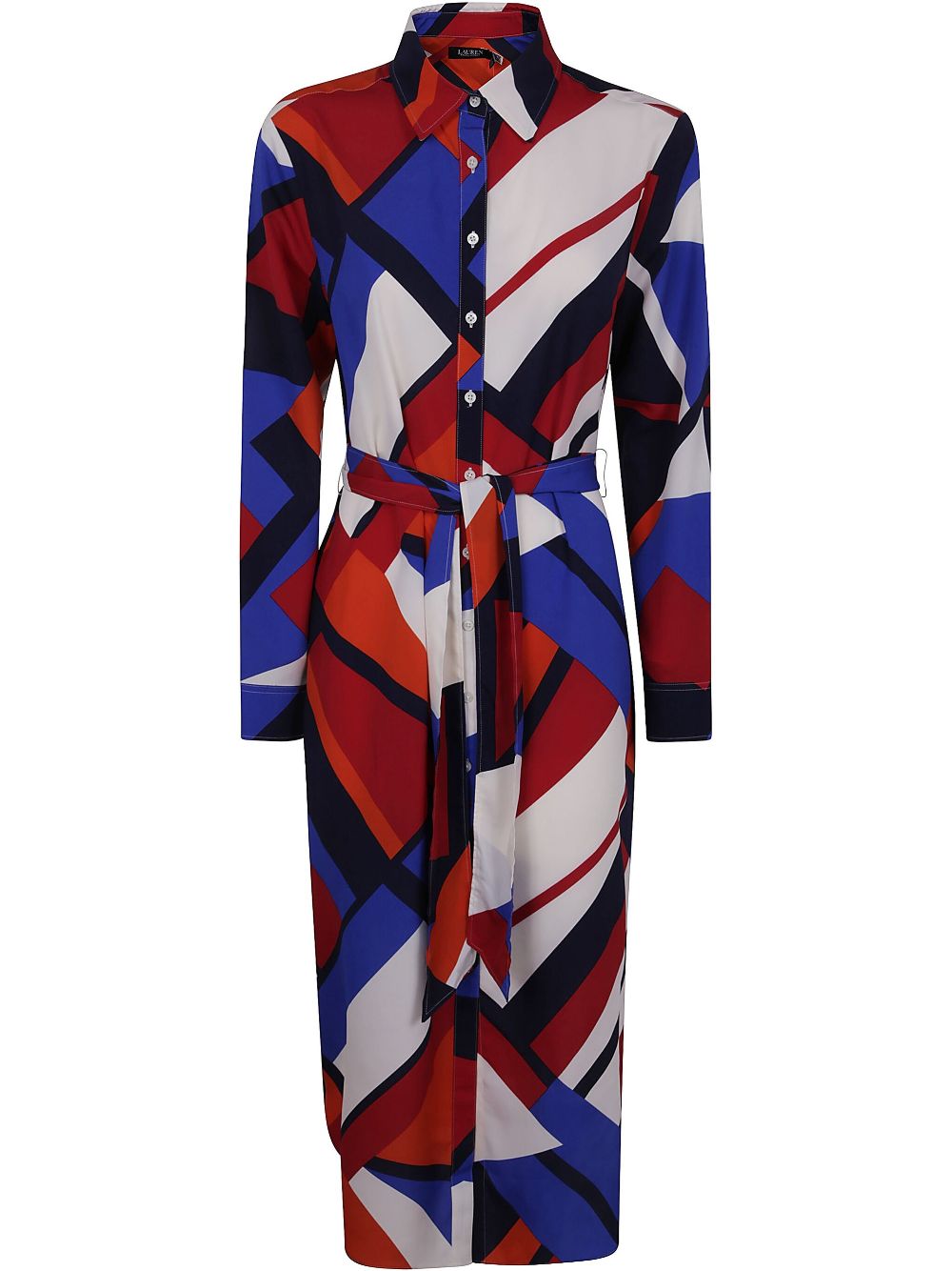 Lauren Ralph Lauren Blousejurk met abstracte print Blauw