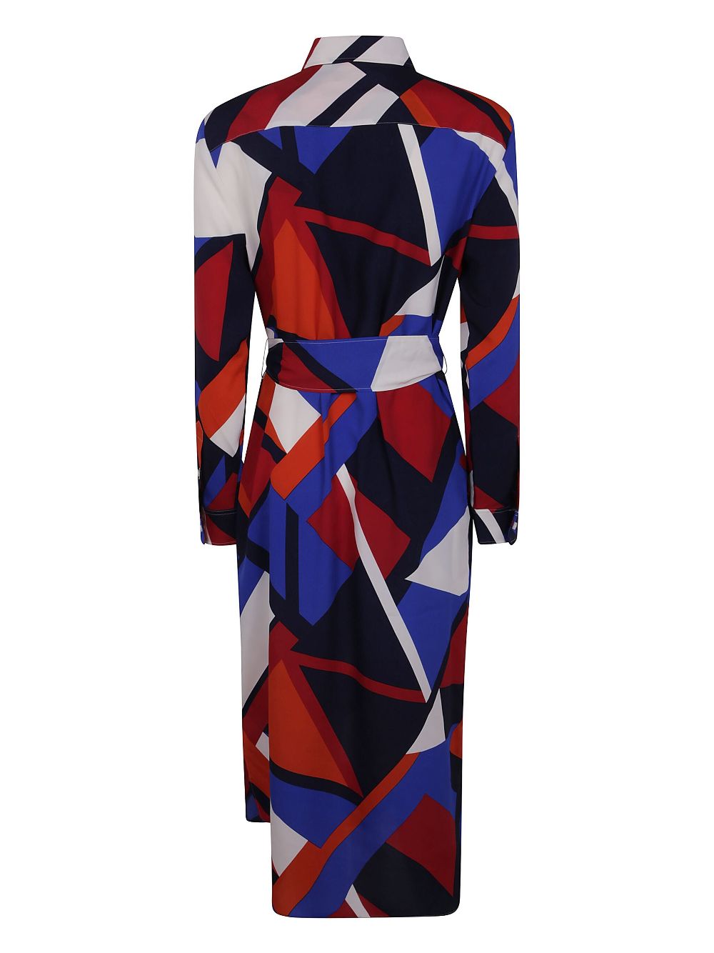 Lauren Ralph Lauren abstract-print shirtdress - Blue