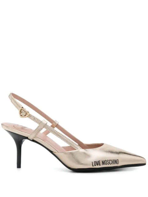 Love Moschino zapatillas con logo estampado de 65mm