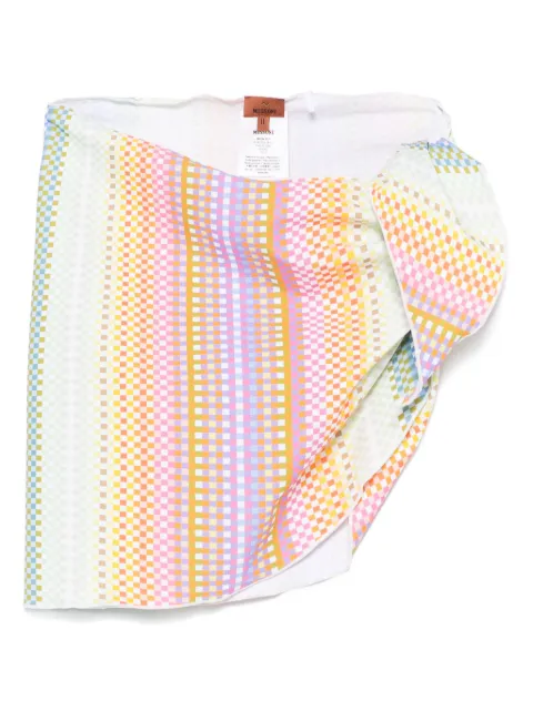 Missoni Kids check-pattern skirt