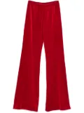 Alchemy x Lia Aram velvet trousers - Red